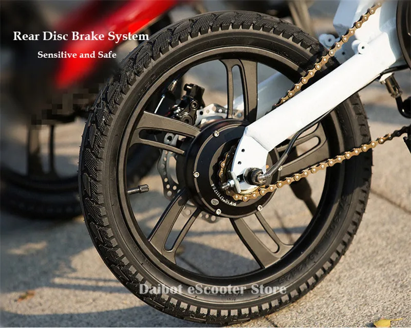 16 Inch Electric Bikes Adults Two Wheel Electric Bicycle 350W 36V Mini Folding Portable Electric Bicycle Bike With APP (46)