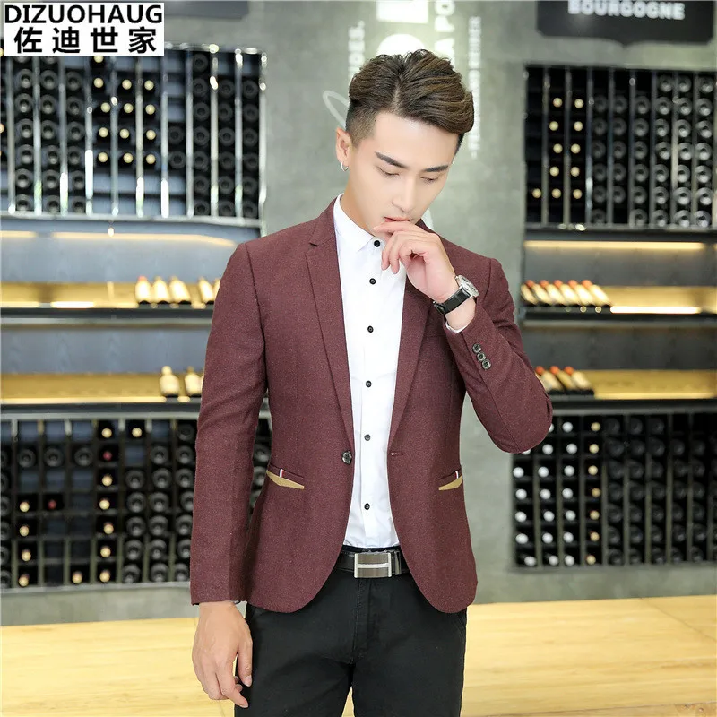 

2019 Spring MEN'S Casual Suit Korean-style Slim Fit Small Suit Men's Hair Stylist New Style Suit Coat Then West Fashion