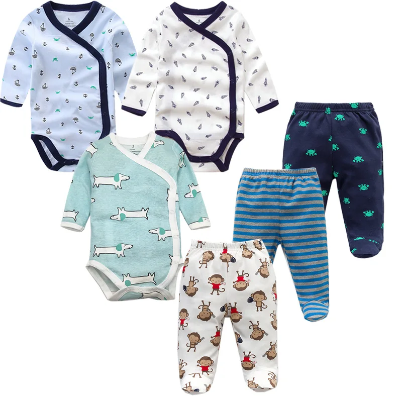 3 предмета, боди для малышей+ 3 предмета, штанишки для малышей, Модный комплект одежды для малышей, хлопок, Одежда для новорожденных девочек, комплект одежды для малышей - Цвет: G