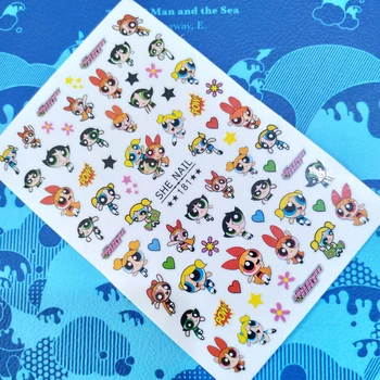 

10 sheets 1 bag luxury brand logo nail stickers designer nail stickers anime nail art decoration nail art repair