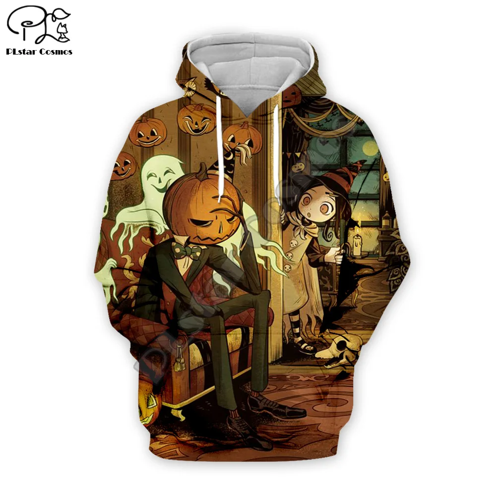 

PLstar Cosmos Halloween Horror Art Funny Tracksuit casual colorful Harajuku 3DPrint Hoodie/Sweatshirt/Jacket/shirts Men Women s1