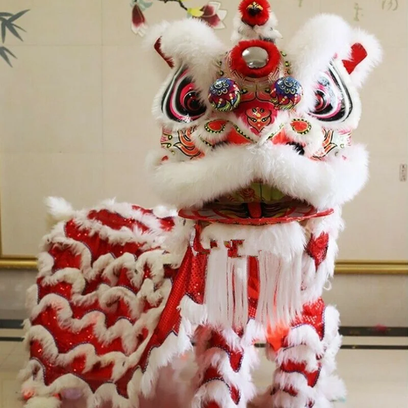 Chinatown традиционный праздник праздновать танцевальный костюм льва для взрослых китайское народное искусство танец льва оборудования талисман костюмы