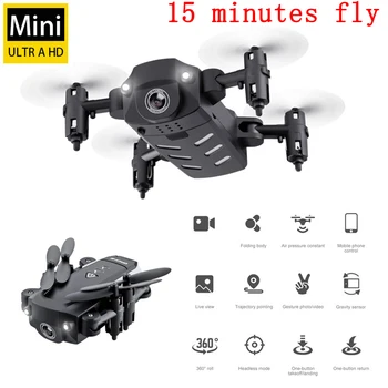 

Mini Drone With Camera Hd 720P 1080P Rc Helicopter Quadcopter Multiple Batteries Extremely Long Battery Life Fold Selfie Drone