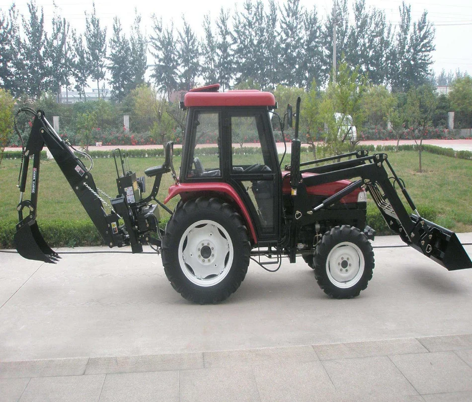 Трактор 30hp с фронтальным погрузчиком и экскаватором-погрузчиком - Цена: 721 128,00 руб.