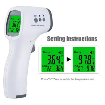

Infrared Thermometer Digital Infrared Non Contact IR Laser Termometro Infrarojo Thermal Camera Thermometer Temperature Gun