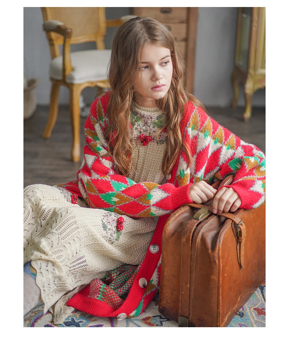 Sueter mujer invierno женский осенне-зимний толстый теплый негабаритный длинный кардиган шерстяной вязаный Рождественский свитер свободный ropa