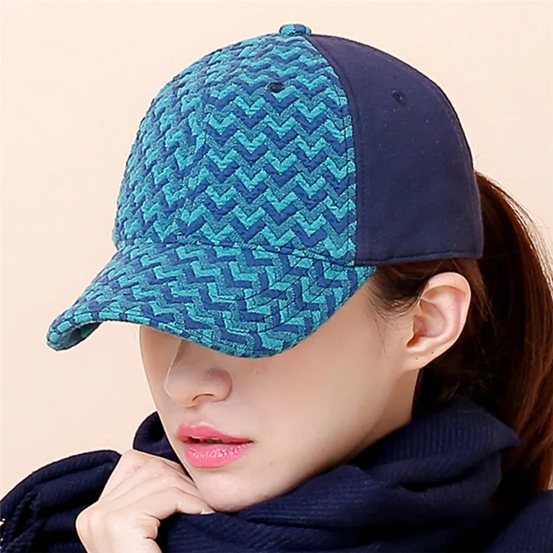 Осенне-зимняя женская бейсбольная Кепка snapback теплая хлопковая кепка Женская Регулируемая цветная бейсбольная кепка в клетку