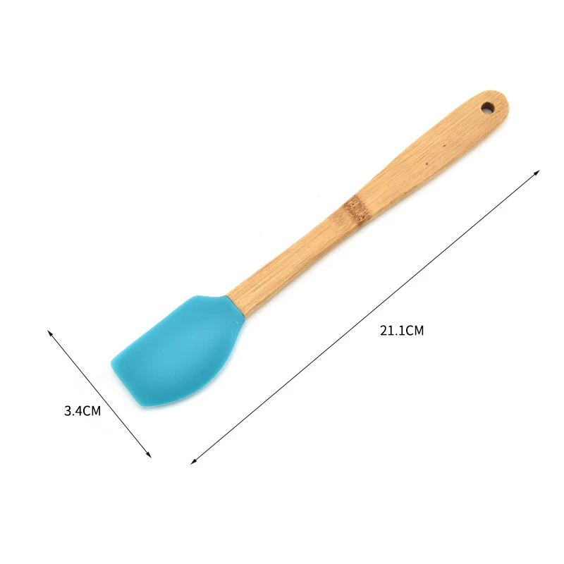 Wooden Silicone Kitchen Utensil Nonstick Pancake Spatula Spoon Soup Ladle Tong Cookware Baking Gadget