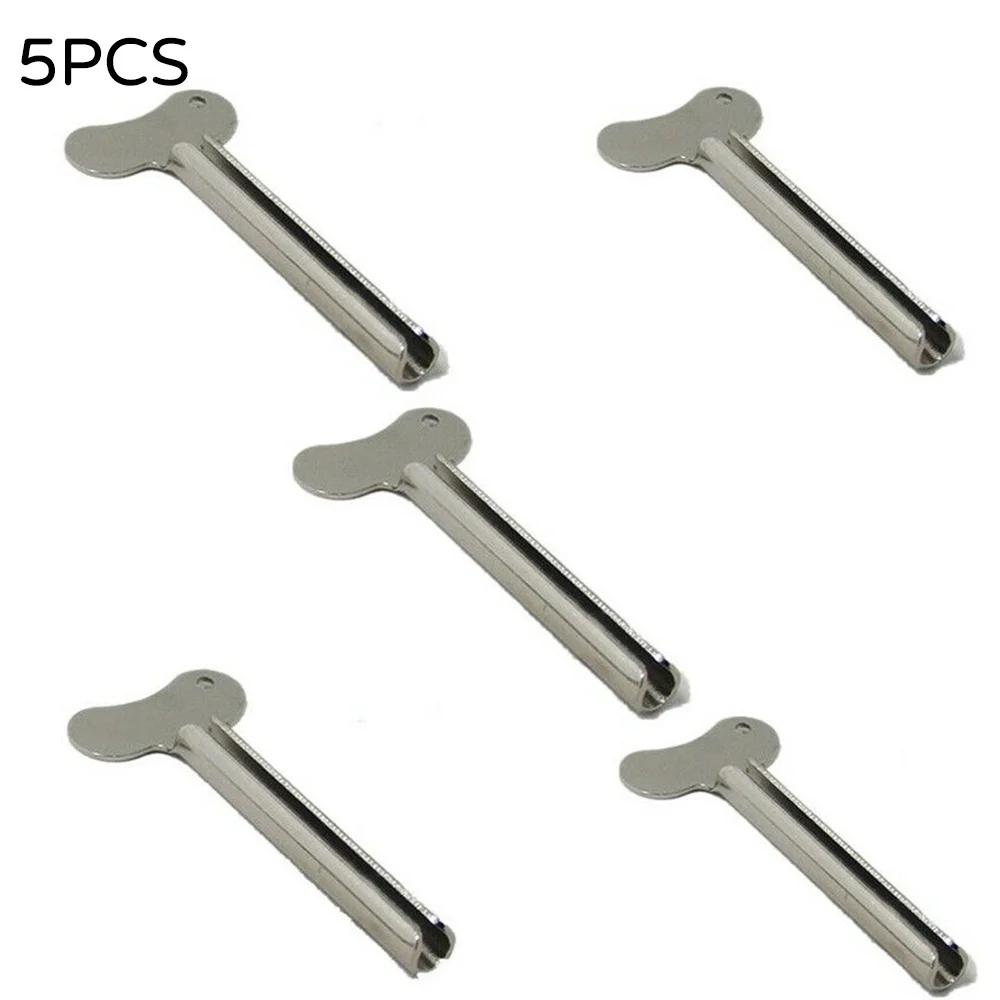 5pcs Stainless Steel Tube Toothpaste Squeezer Key Wringer Easy Squeeze Tool 5pcs Stainless Steel Tube Toothpaste Squeezer Key Wringer Easy Squeeze Tool