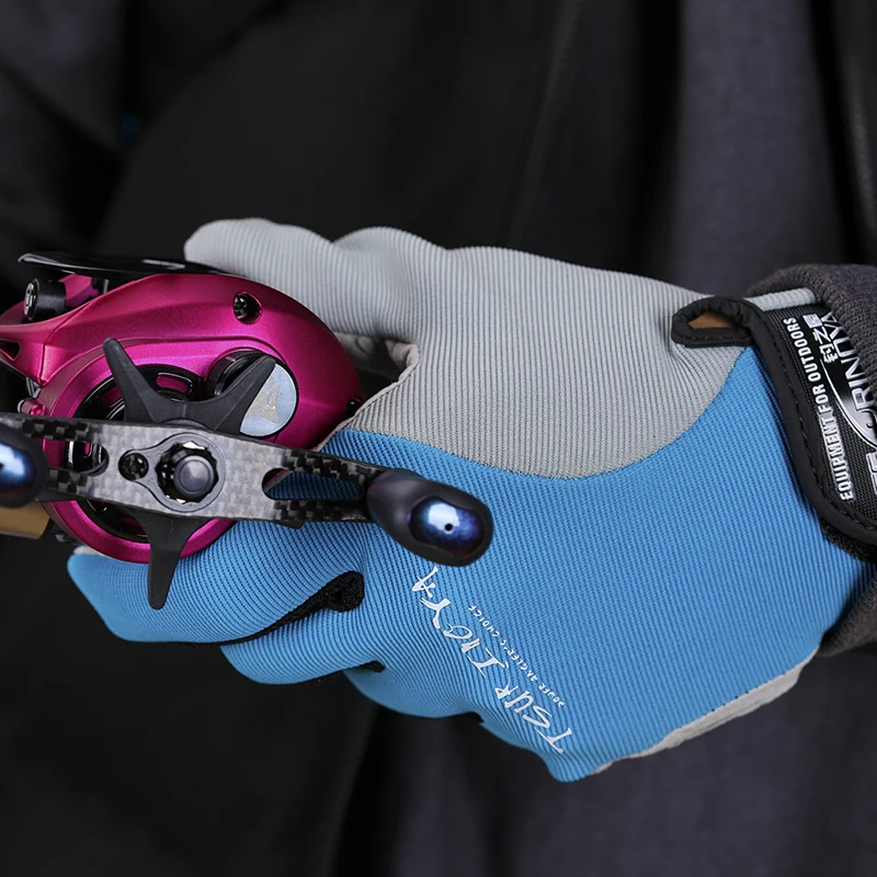 TSURINOYA для рыбалки приманки Перчатки Нескользящие полный палец Профессиональный на открытом воздухе Рыбалка Велоспорт очки спортивные защитные перчатки