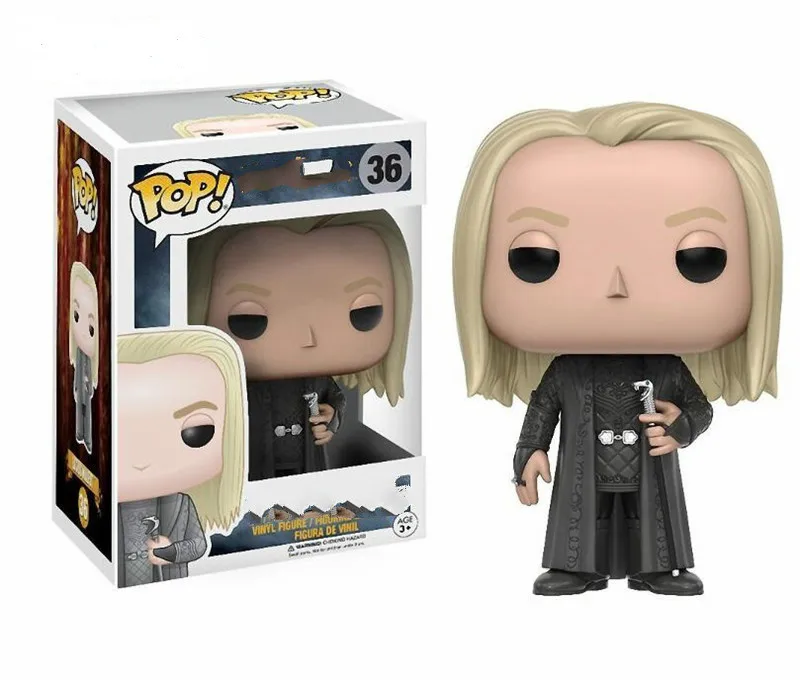 Funko Pop Харри Поттер Снейп Луна Добби Минерва Фигурки ПВХ модель мальчик игрушки на день рождения Рождественский подарок - Цвет: 36 with box