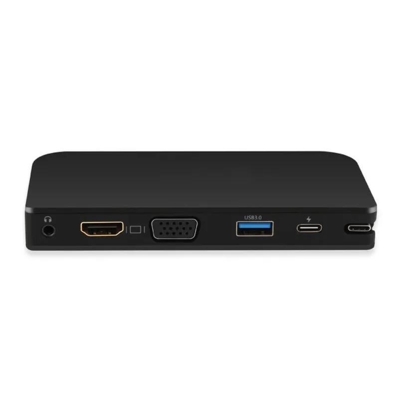 

2019Newest 2019New USB 3.0 Universal, Dual Display Docking Station Support HDMI/VGA Ethernet And Audio Jack For PC