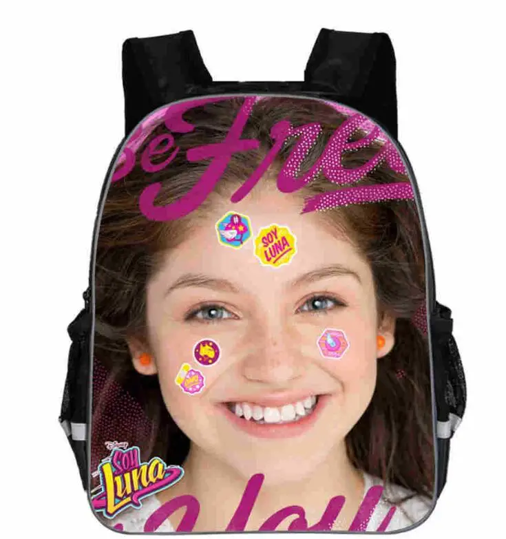 Детская школьная сумка, сделанная по ТВ шоу, Soy Luna, рюкзак для девочек-подростков, рюкзак для девочек, симпатичная дорожная сумка, Mochila Infantil - Цвет: photo color