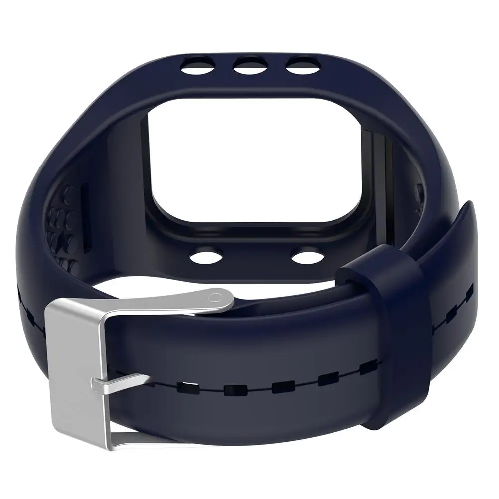 Силиконовые умные часы ремешок для Polar A300 Смарт часы сменный Браслет для часов Ремешок для Polar A300 часы браслет - Цвет: Midnight blue