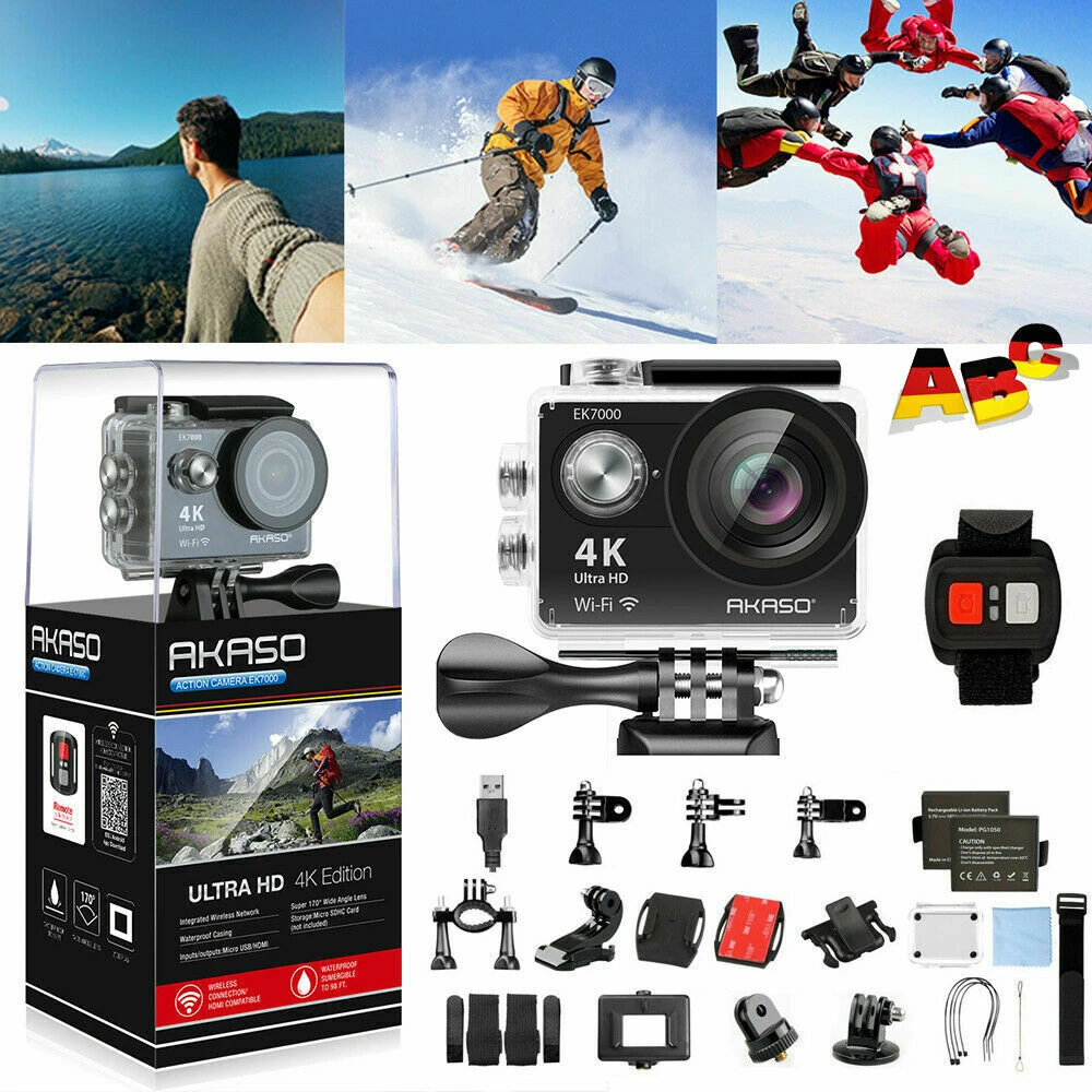 akaso ek7000 4k wifi sports action camera ultra hd