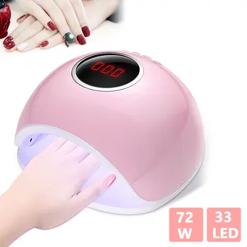 

36/72W UV LED Lamp For Nails Dryer Sun Light Lamp For Manicure Smart LCD Display For All Gel Nail Polish Nail Art Tools