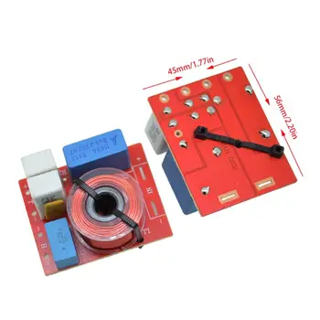 

2 Way Hi-Fi Speaker Voice Frequency Divider Loudspeaker Crossover Filters 80W with Junction Box WEAH D222 Speaker Accessories