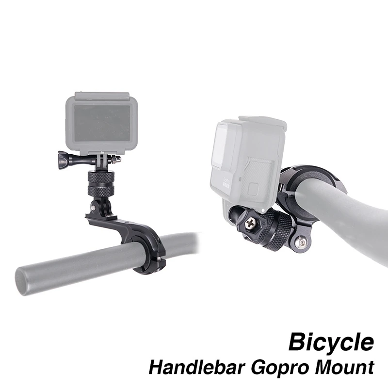 Кронштейн для велосипеда Gopro, простая модель, вращающийся на 360 градусов, крепежный кронштейн для руля велосипеда