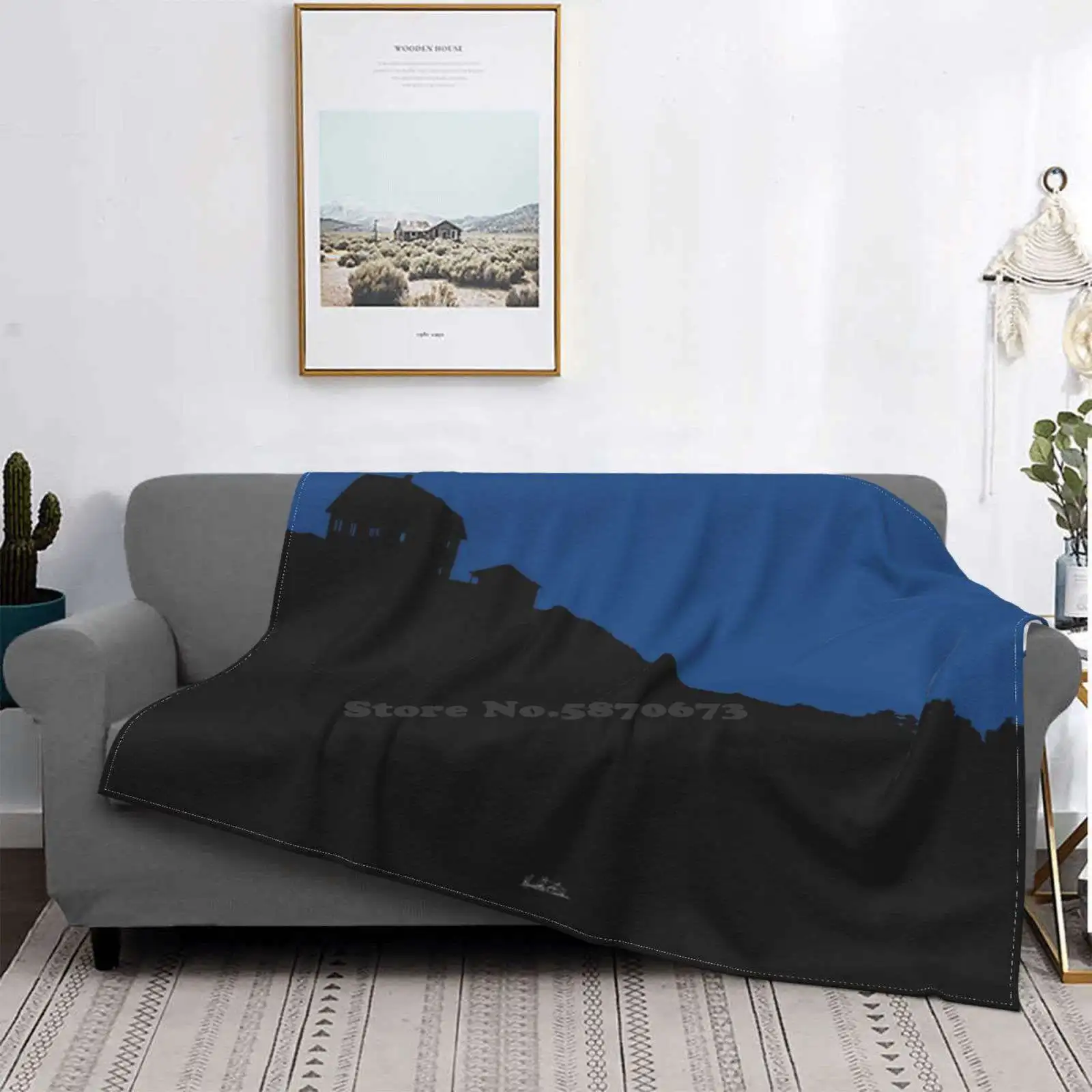 Photogaphie Modificfié Une Maison Au Bord De Ultima Coperta Super Morbida E Calda E Leggera Sottile Ile De La Madeleine Paysage Maisons Mer