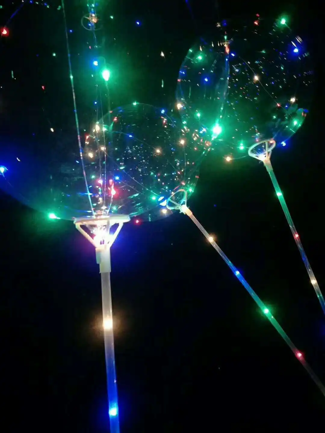 

Ocean Ball Hot Selling Shining LED Balloon Tube Transparent PVC Pole Do Not Helium Balloon Wholesale Manufacturers Straight