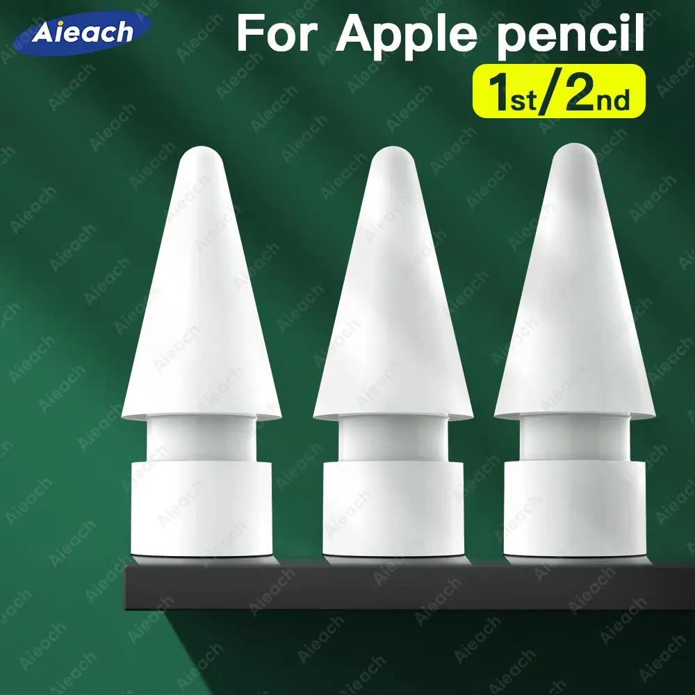 3/ 6/ 10 Uds Stylus lápiz consejos reemplazo Compatible para lápiz Apple 1st 2nd generación lápiz Apple punta Punta de repuesto reemplazar
