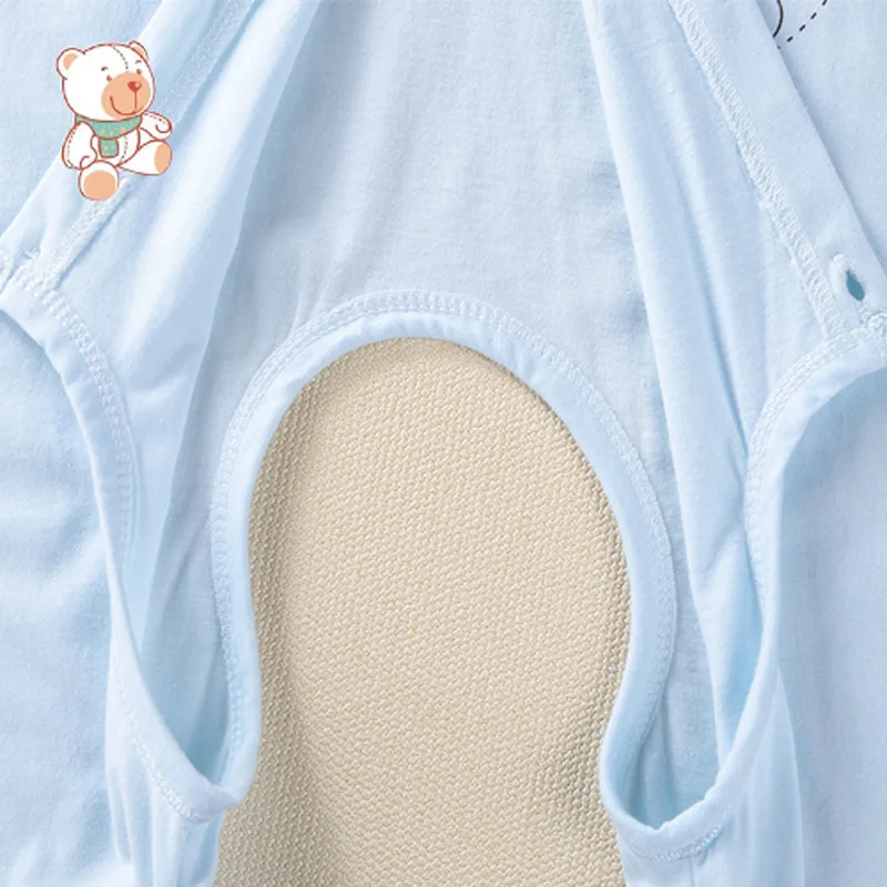 

Baby Pajamas Pure Cotton Children One-piece Unisex Thin Large Size 1-2-3-4-5-Year-Old Men And Women a Class Pure Cotton Clothes