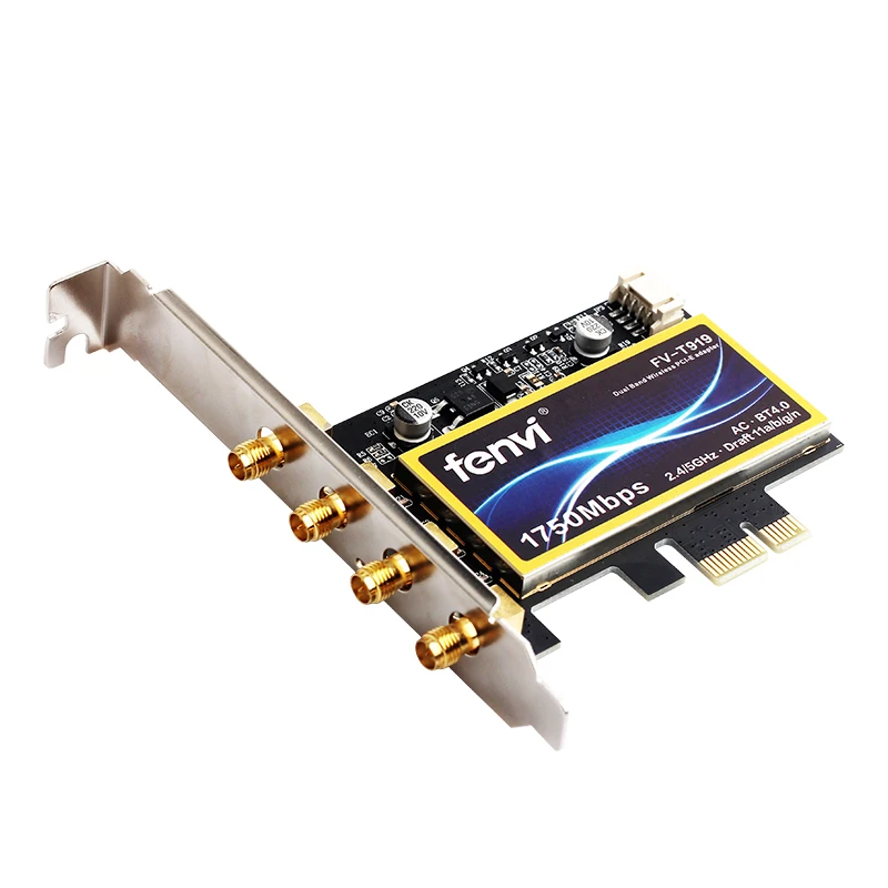 FV-T919 tarjeta Wifi de escritorio PCI-E de doble banda 802.11AC Broadcom BCM94360CD adaptador inalambrico Bluetooth 4,0 Mac OSX