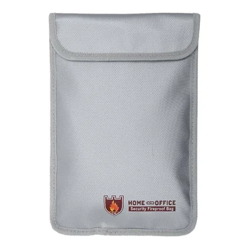 

Document Case Cash Box Security Waterproof Fireproof Bag New