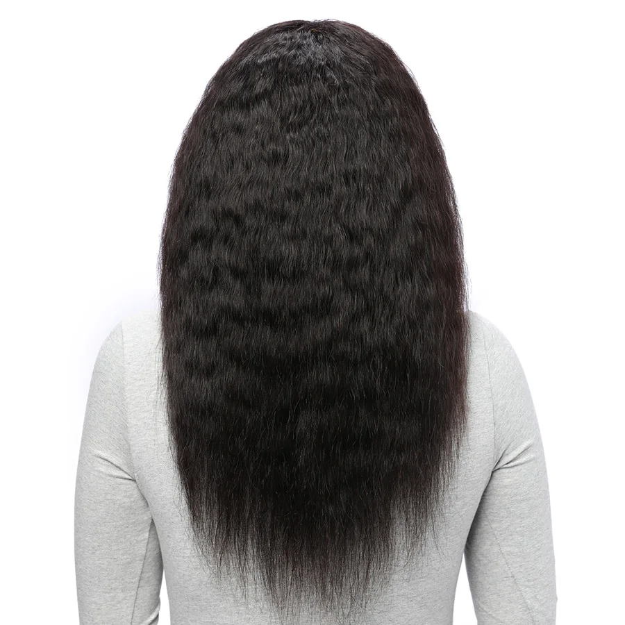 WINBO малазийские волосы натуральные черные кудрявые прямые волосы 13x6 Синтетические волосы на кружеве al парики Волосы remy для черный Для женщин парики 13x4 Синтетические волосы на кружеве парики