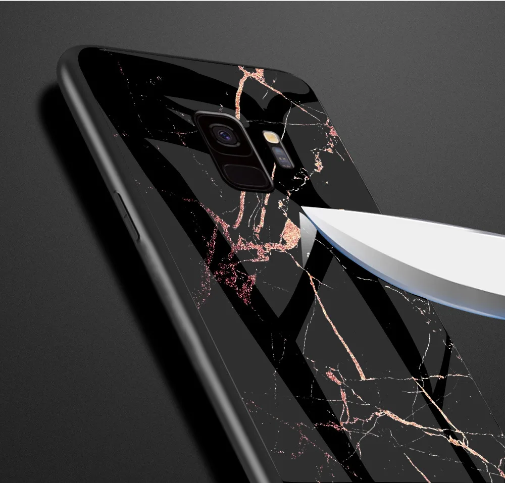 Чехол из закаленного стекла для samsung Galaxy Note 10 Note 10 Plus, чехол с принтом перьев для samsung Galaxy A30 A20 A10 A40 S9 A70