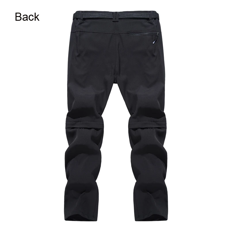 TRVLWEGO Men's Elastic Waist Pants Camping Hiking Man Summer Outdoor Sport Trekking Cycling Travel Quick Dry Trousers hiking pants