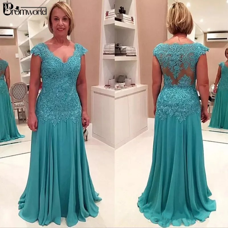 

2019 V Neck A Line Mother Of The Bride Groom Dress Chiffon Formal Wedding Party Evening Gown Plus Size vestido de madrinha