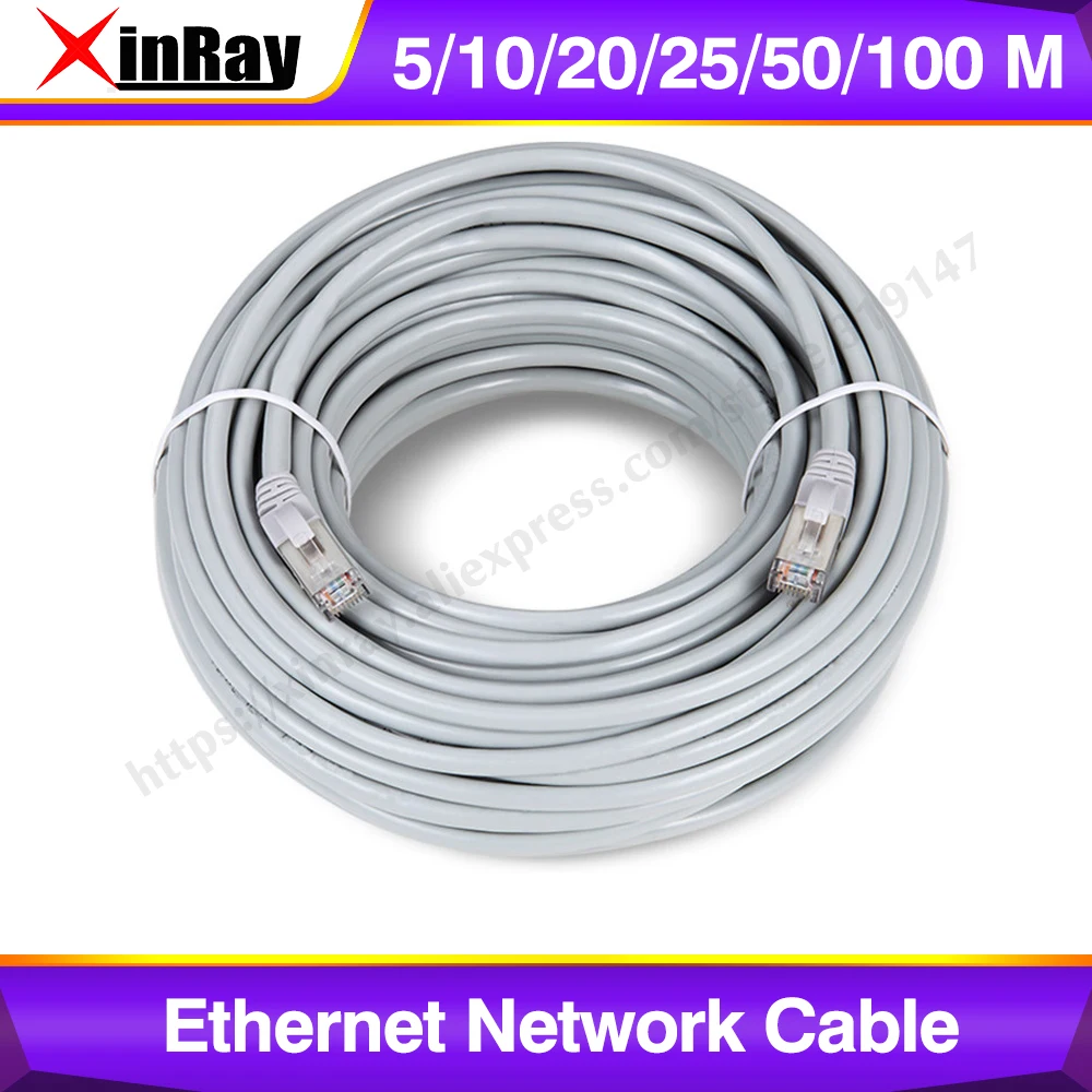 Сетевой Ethernet-Кабель Xinnray сетевой кабель RJ45 Lan 5 м-400 м патч-кабель UTP CAT5 для IP-камеры
