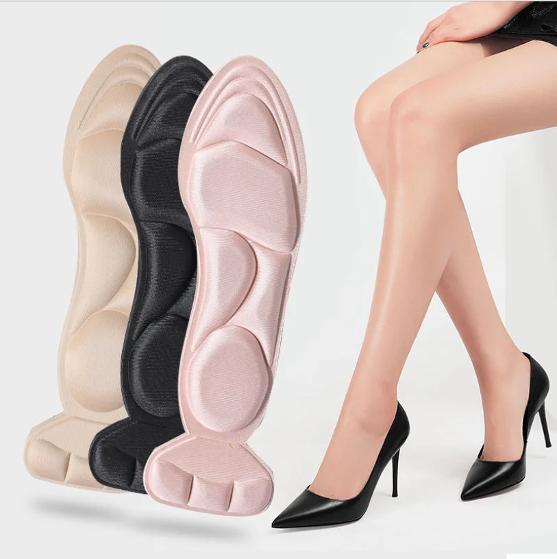

1 Pair Insole Pad Inserts Heel Post Back Breathable Anti-slip for High Heel Shoe New Shoe Cushion Arch Support Insoles