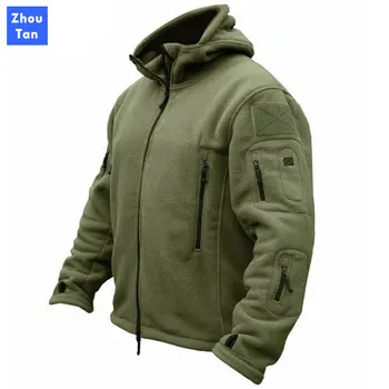 

2020 Winter Airsoft Military Jackets Men Fleece Army Tactical Jacket Thermal Hooded Jacket Coat Outerwear Hoody Mens Clothing