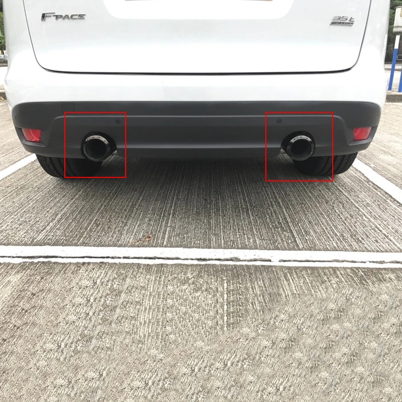 

Modified accessories for exhaust pipe tail throat fitting for Land Rover / discovery / God / Jaguar F-PACE 2pcs