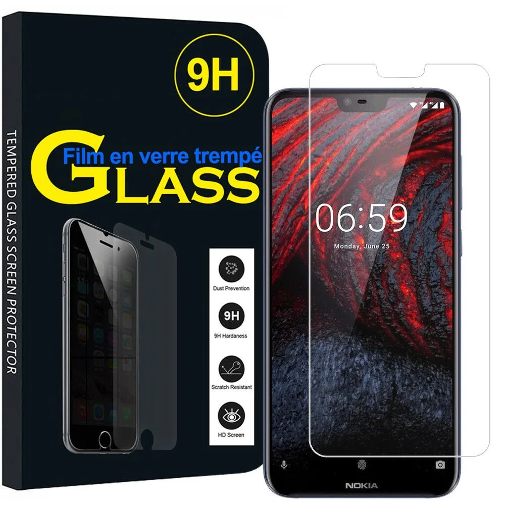 Для Nokia X6 (2018) закаленное стекло 2.5D Премиум Защитная пленка для экрана TA 1099 5 8