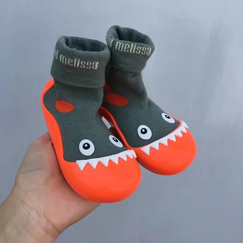 Детские туфли желе Mini Melissa для принцесс модные сандалии конфетных цветов с