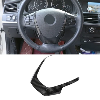 

for BMW X3 X4 X5 F25 F26 F15 2013-2018 Carbon Fiber ABS Steering Wheel Frame Panel Trim Decorate Cover