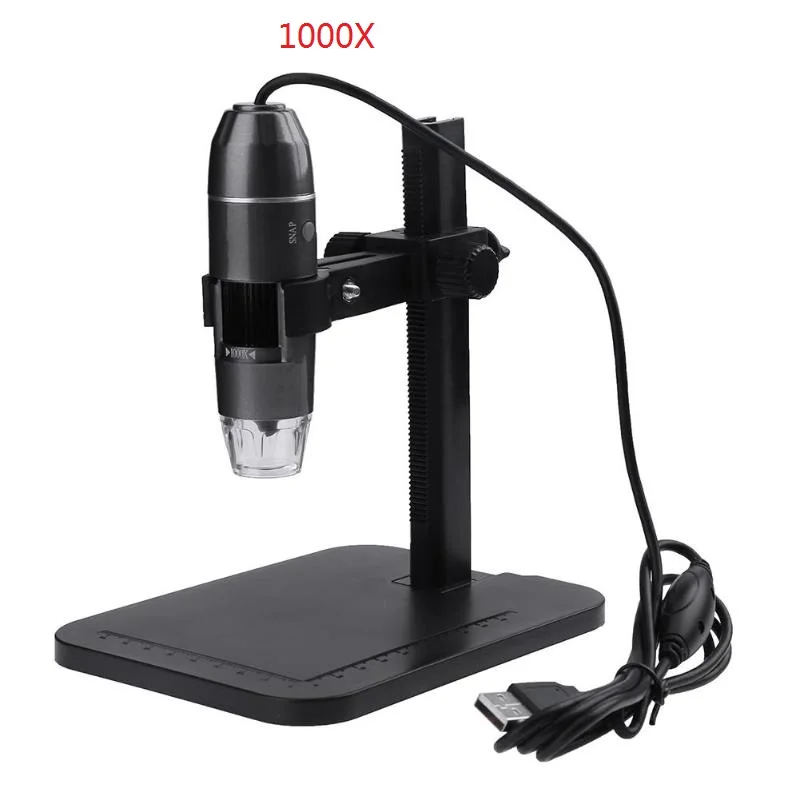 USB цифровой 1000X 800X микроскоп 8 светодиодный 2MP электронный микроскоп Эндоскоп зум Камера Лупа лифт стенд инструмент - Цвет: b