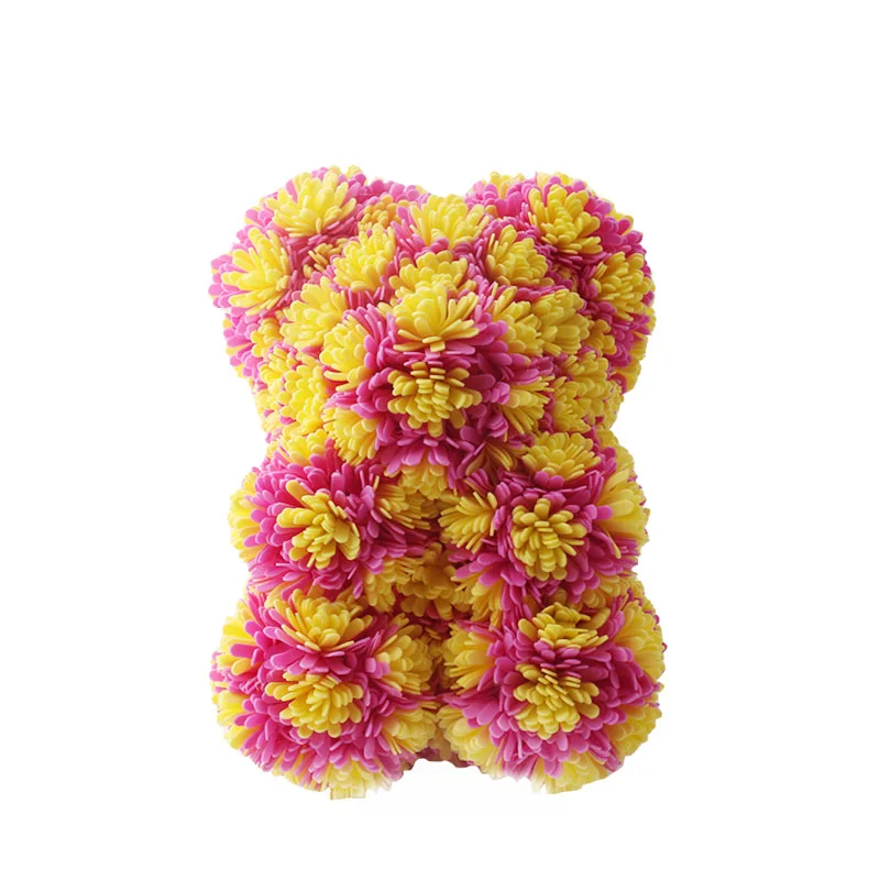 25 см пена для искусственных цветов плюшевый мишка искусственные хризантемы украшение Рождественский подарок "сделай сам" для женщин подарок на день Святого Валентина