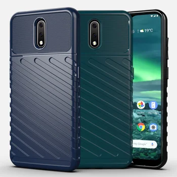 

30pcs/lot For Nokia 2.3 Armor Thunder Series Shockproof Armor Rugged TPU Back Case For Nokia 2.3