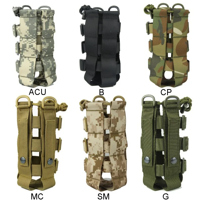 Molle сумка для бутылки воды, тактическая сумка для бутылки воды, военная система, сумка для чайника, походов, путешествий, наборы для выживания, держатель