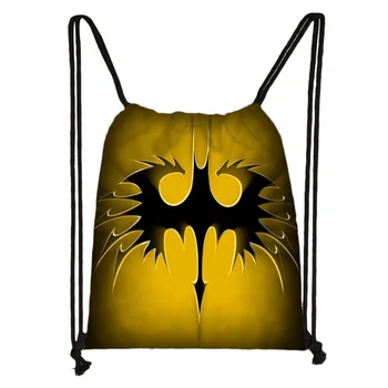 

Custom Batman Drawstring Bag Cute Daypack Kids Satchel Casual Backpack Teenager Storage Bag Women Men 32x38cm*18-1031-5