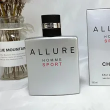 Открытие нового магазина! Высокое качество 100 мл Allure спортивный мужской парфюм бренд натуральный вкус мужской парфюм для мужчин ароматы