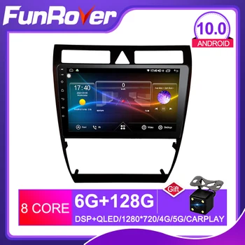 

Funrover Android 10.0 8 core car dvd For Audi A6 S6 RS6 Allroad radio gps navigation multimedia stereo player autoradio DSP RDS
