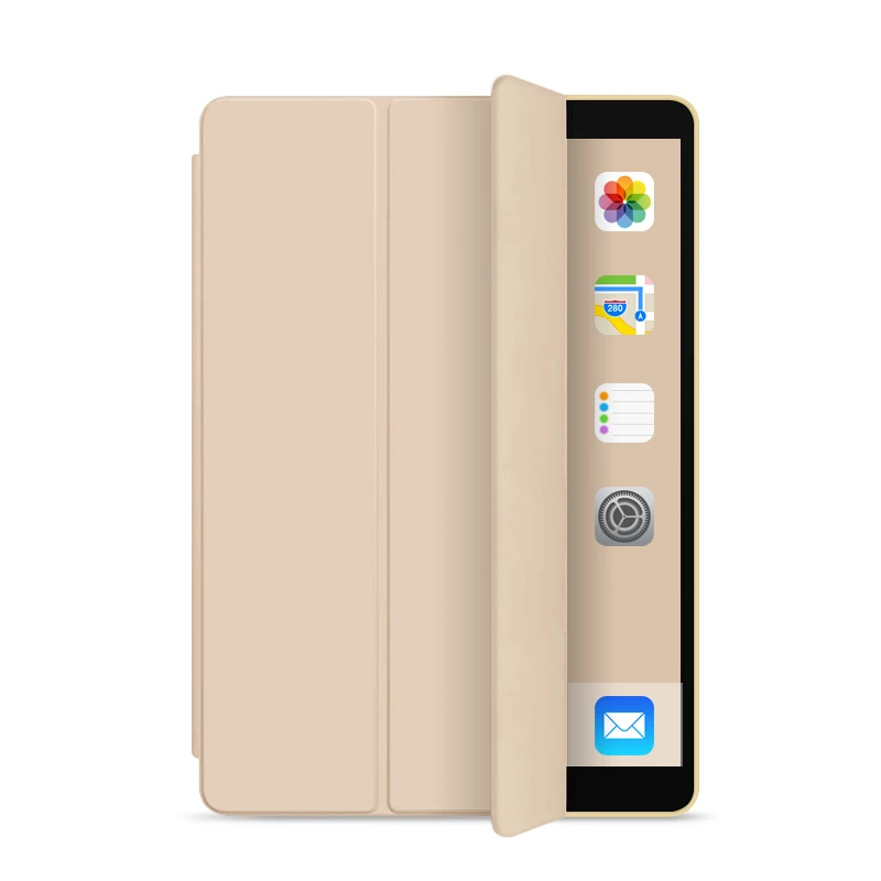 Чехол для нового iPad 10,2 7-го поколения, тонкий магнитный откидной складной чехол-подставка, силиконовый мягкий умный чехол для iPad 10,2 чехол