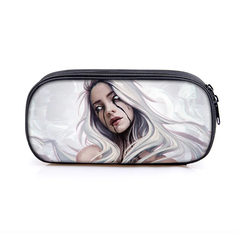 Billie Eilish пенал Sac сумка-чехол для косметики BE Женская сумочка для косметики Подростковая ручка для девочек коробка Bille Elish Singers школьные принадлежности - Цвет: 20
