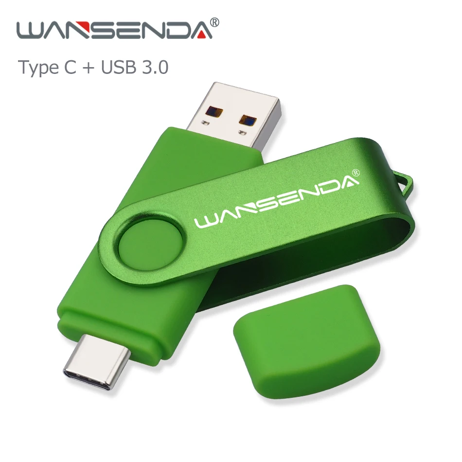 Флеш накопитель WANSENDA OTG USB флешка 512 ГБ 256 для Type C/PC 128 64 32 3 0 карта памяти Cle|USB