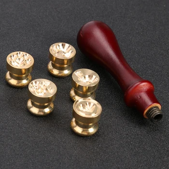 

DIY Scrapbooking Sealing Wax Stamp Retro 3D Seal Stamp Album Envelope Handcraft for Wedding Parties Invitations Presents